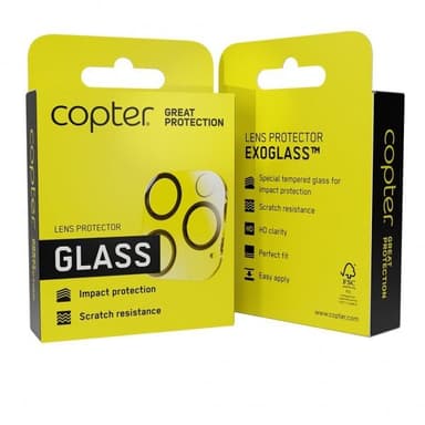 Copter iPhone 11 Linsebeskyttelse Exoglass Lens Protector