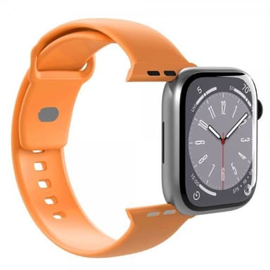 Puro Apple Watch 42/44/45mm/Apple Watch Ultra Armbånd ICON Silicone Band Apricot
