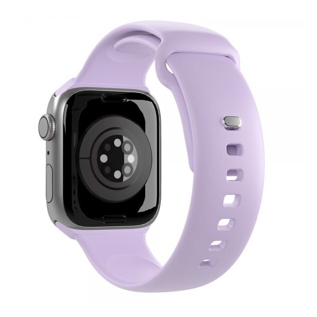 Puro Apple Watch 42/44/45mm/Apple Watch Ultra Armbånd ICON Silicone Band Lavendel