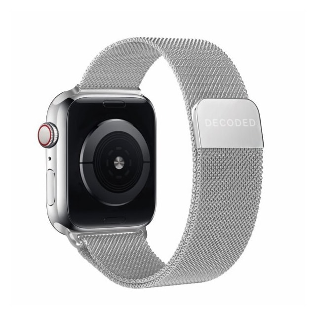 Decoded Apple Watch 42/44/45mm/Apple Watch Ultra Armbånd Milan Traction Strap Titanium