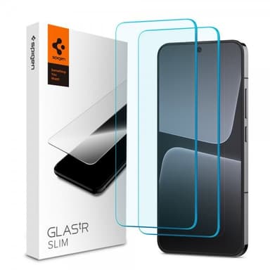 Spigen Xiaomi 13 Skjermbeskytter GLAS.tR Slim 2-pakning