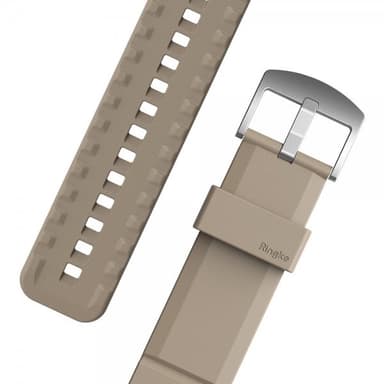 Ringke Samsung Galaxy Watch 20mm Armbånd Rubber One Bold Band Gray Sand
