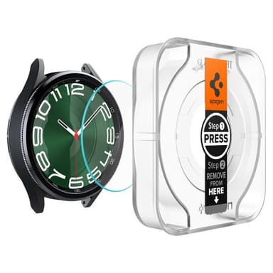 Spigen Samsung Galaxy Watch 6 Classic 47mm Skjermbeskytter GLAS.tR EZ Fit 2-pakning
