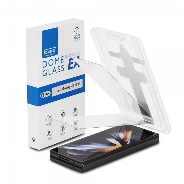 Whitestone Dome Samsung Galaxy Z Fold 5 Skjermbeskytter Dome Glass EZ 2-pakning