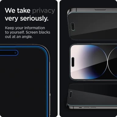Spigen iPhone 14 Pro Skjermbeskytter GLAS.tR Slim Anti-Glare Privacy