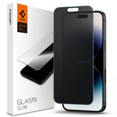 Spigen iPhone 14 Pro Skjermbeskytter GLAS.tR Slim Anti-Glare Privacy