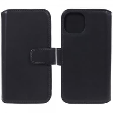 Nordic Covers iPhone 12 Mini Etui Essential Leather Kortlomme Raven Black