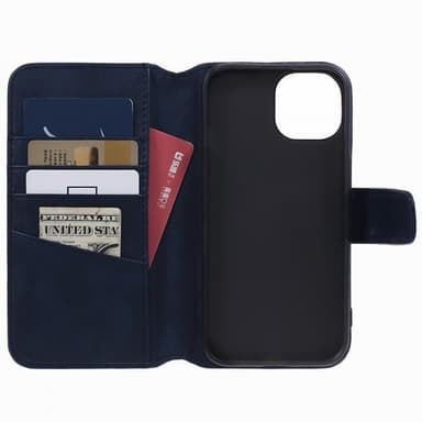 Nordic Covers iPhone 12/iPhone 12 Pro Etui Essential Leather Heron Blue
