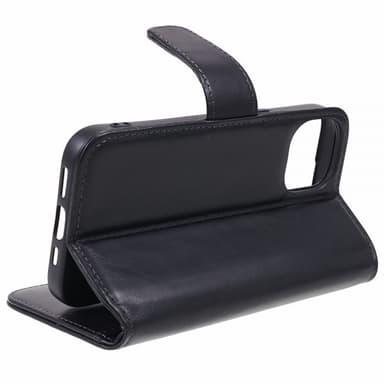 Nordic Covers iPhone 12 Mini Etui Essential Leather Kortlomme Raven Black