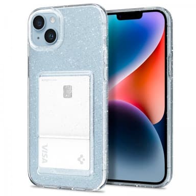 Spigen iPhone 14 Deksel Crystal Slot Glitter Crystal Quartz