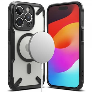 Ringke iPhone 15 Pro Max Deksel Fusion X Magnetic Matte Black