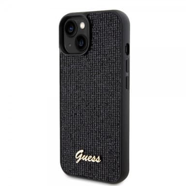 Guess iPhone 15 Deksel Square Mirror Svart
