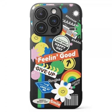 Ringke iPhone 15 Pro Deksel Onyx Design Sticker