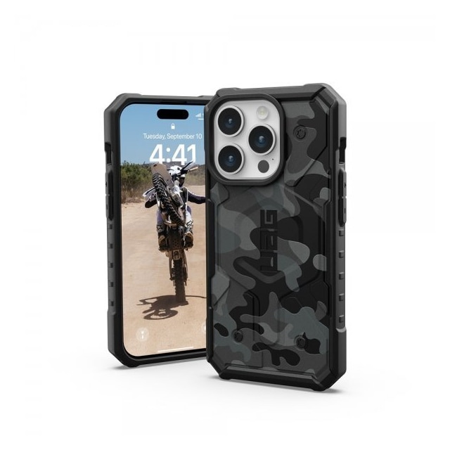 Urban Armor Gear (UAG) iPhone 15 Pro Deksel Pathfinder SE MagSafe Midnight Camo