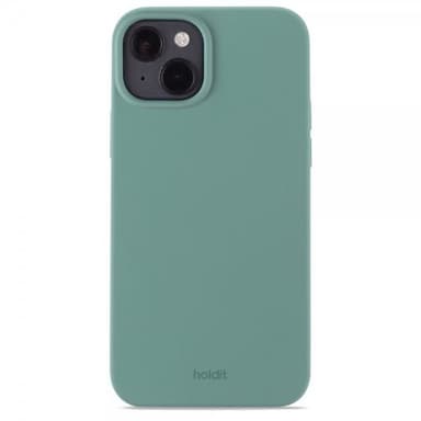 holdit iPhone 15 Plus Deksel Silikon Moss Green