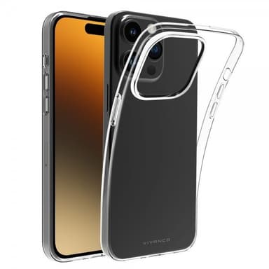 Vivanco iPhone 15 Pro Max Deksel Slim TPU Transparent