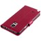 Samsung Galaxy NOTE 4 lommebokdeksel etui (rød)