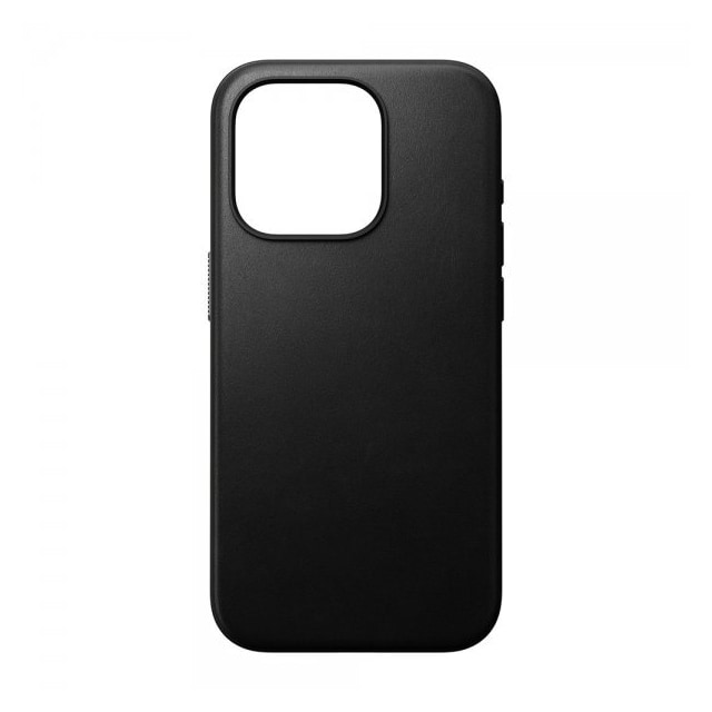 NOMAD iPhone 15 Pro Deksel Modern Leather Case Svart