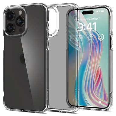 Spigen iPhone 15 Pro Deksel Ultra Hybrid Frost Clear