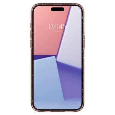 Spigen iPhone 15 Pro Max Deksel Liquid Crystal Glitter Rose Quartz