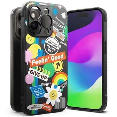 Ringke iPhone 15 Pro Deksel Onyx Design Sticker