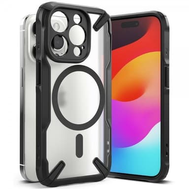 Ringke iPhone 15 Pro Deksel Fusion X Magnetic Matte Black
