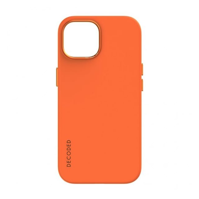 Decoded iPhone 15 Deksel Silicone Backcover Apricot