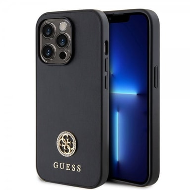 CG Mobile Guess Custodia Per IPhone 15 Pro Max Con Strass E Logo Triangolare - Nero - 3