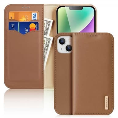 DUX DUCIS iPhone 15 Plus Etui Hivo Series Brun