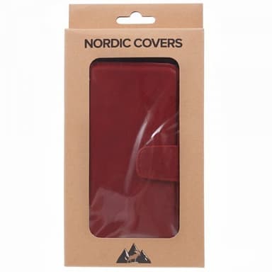 Nordic Covers iPhone 15 Plus Etui Essential Leather Poppy Red