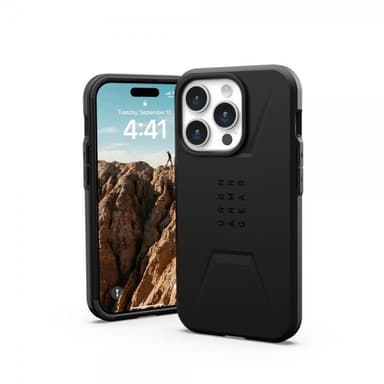 Urban Armor Gear (UAG) iPhone 15 Pro Deksel Civilian MagSafe Svart