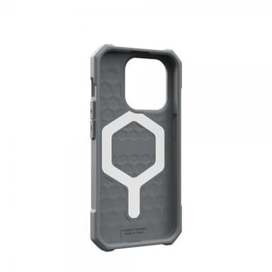 Urban Armor Gear (UAG) iPhone 15 Pro Deksel Essential Armor MagSafe Sølv