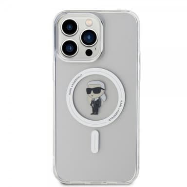 Karl Lagerfeld iPhone 15 Pro Max Deksel Ikonik MagSafe Transparent