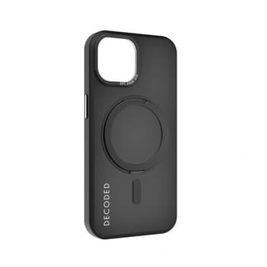 Decoded iPhone 15 Deksel Recycled Plastic Transparant Loop Stand Back Cover Svart