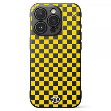 Ringke iPhone 15 Pro Max Deksel Onyx Design Checkerboard Yellow