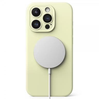 Ringke iPhone 15 Pro Max Deksel Silicone Magnetic Sunny Lime