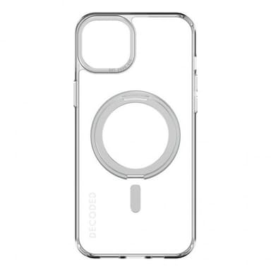Decoded iPhone 15 Plus Deksel Recycled Plastic Transparant Loop Stand Back Cover Klar