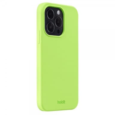 holdit iPhone 14 Pro Deksel Silikon Acid Green