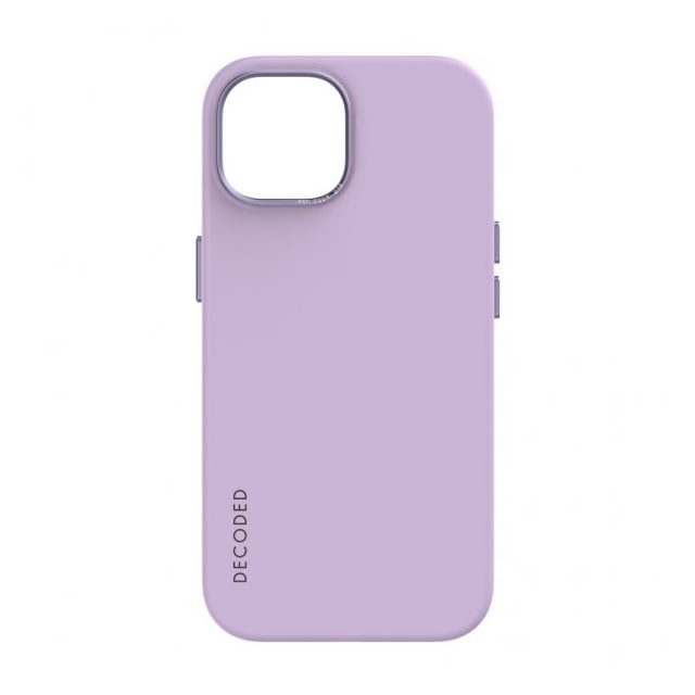Decoded iPhone 15 Plus Deksel Silicone Backcover Lavendel