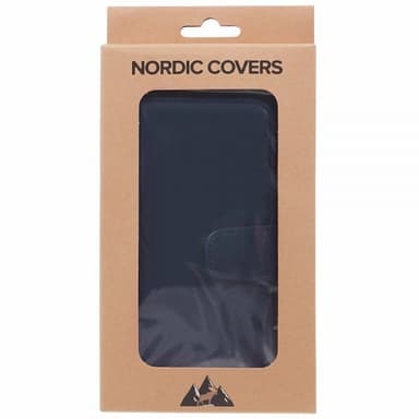 Nordic Covers iPhone 15 Plus Etui Essential Leather Heron Blue