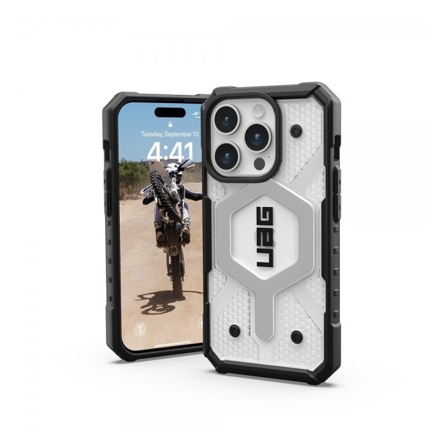 Urban Armor Gear (UAG) iPhone 15 Pro Deksel Pathfinder MagSafe Ice