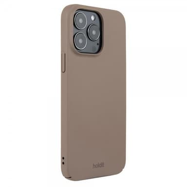 holdit iPhone 15 Pro Max Deksel Slim Case Mocha Brown