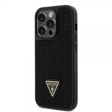 Guess iPhone 15 Pro Deksel Rhinestone Svart