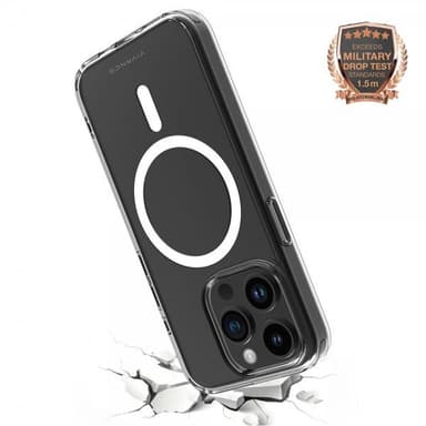 Vivanco iPhone 15 Pro Deksel Mag Steady Transparent