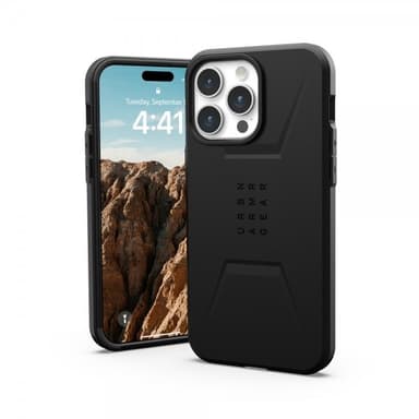 Urban Armor Gear (UAG) iPhone 15 Pro Max Deksel Civilian MagSafe Svart