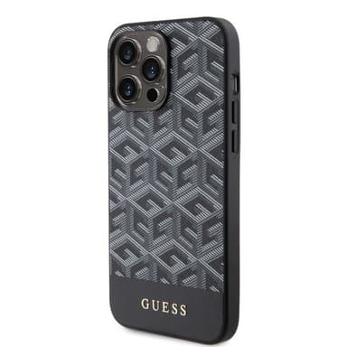 Guess iPhone 15 Pro Max Deksel G Cube MagSafe Svart