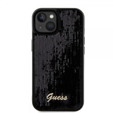 Guess iPhone 15 Deksel Sequin Svart