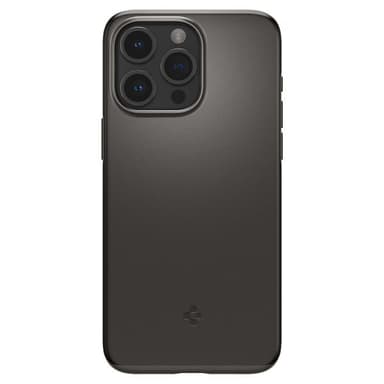 Spigen iPhone 15 Pro Max Deksel Thin Fit Gunmetal