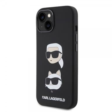 Karl Lagerfeld iPhone 15 Deksel Karl & Choupette Svart