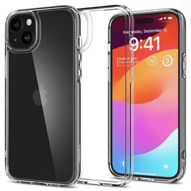 Spigen iPhone 15 Plus Deksel Ultra Hybrid Crystal Clear
